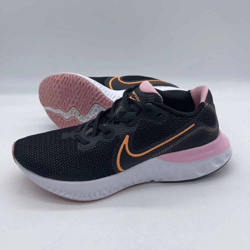 Nike Renew Run CK6360-001 Women's Size 10 Running Shoes 'Orange Pulse' Sneakers